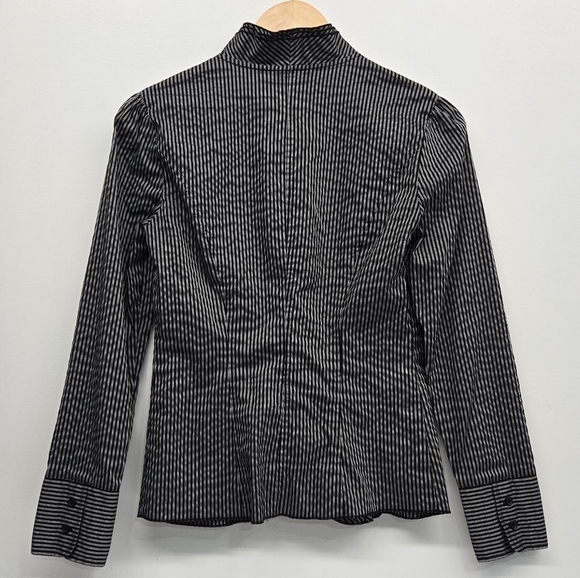 Women's Mexx Button Down Striped Dress Shirt - Picture 5 of 9